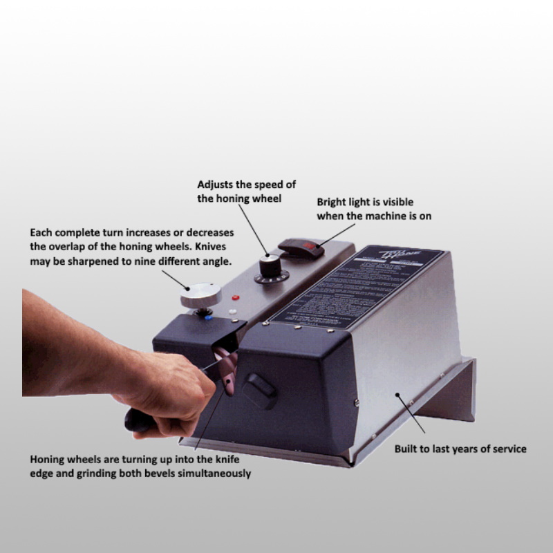 Tru Hone Knife Sharpening System - Heavy Commercial HCA 110V –  ProSharpeningSupply